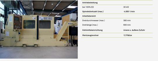 Drehmaschine Monforts RNC602