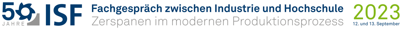 Banner mit Überschrift Zerspanen im modernen Produktionsprozess: Fachgespräch zwischen Industrie und Hochschule vom 30.03.22 bis 31.03.22