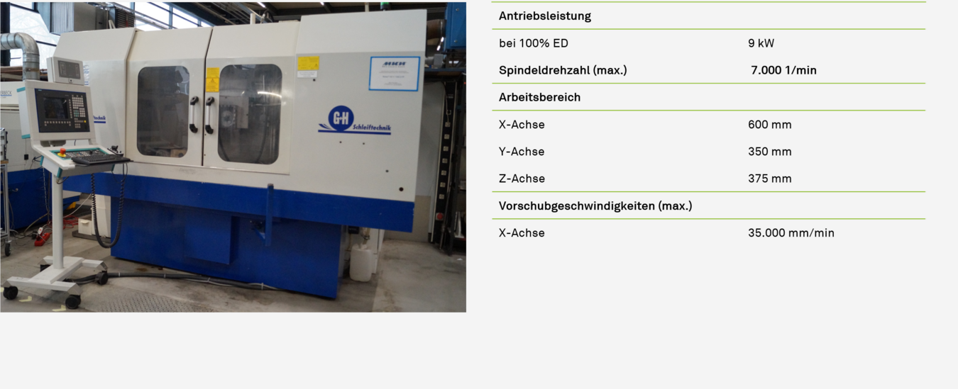 Flachschleifmaschine Geibel & Hotz FS 635-Z CNC
